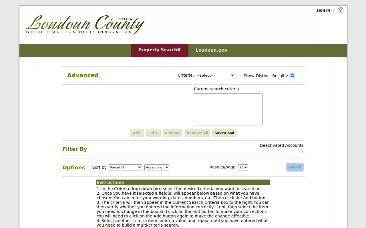 Ashburn residents directory Loudoun assessor advanced record search